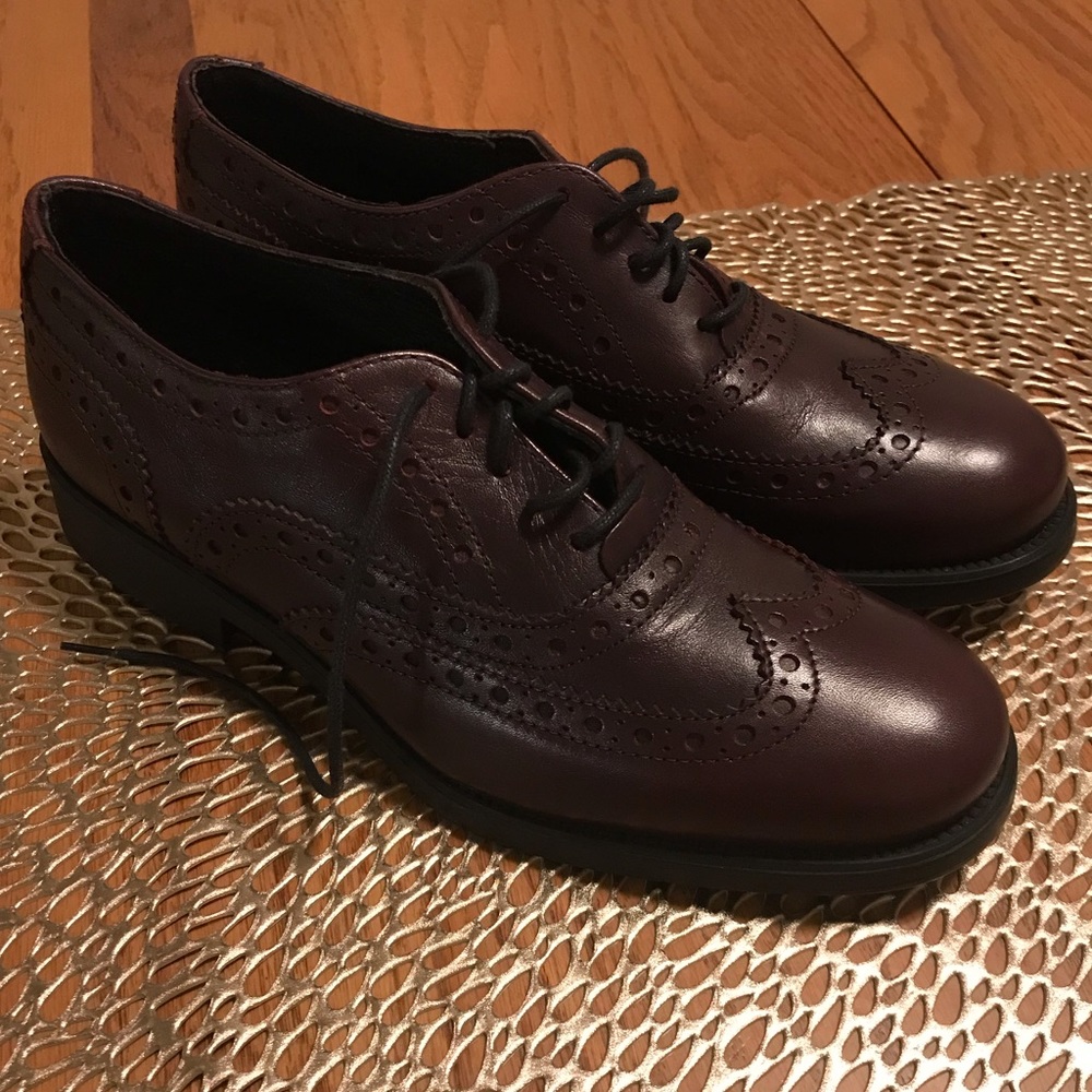Boemos brown Italian leather shoes size 36.